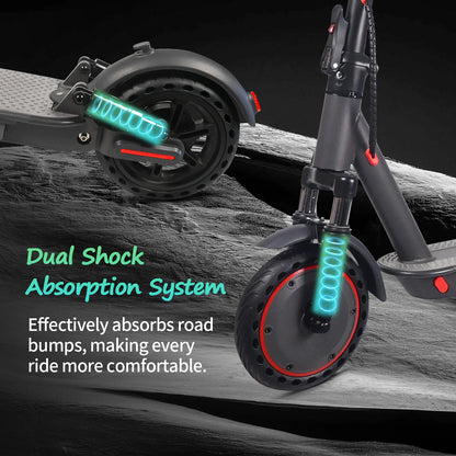 AOVOPRO HP07 Electric Scooter 600W Instantaneous Maximum Power 31KM/H 36V10.5Ah 35KM with Turn Signal Shock Absorption EScooter.