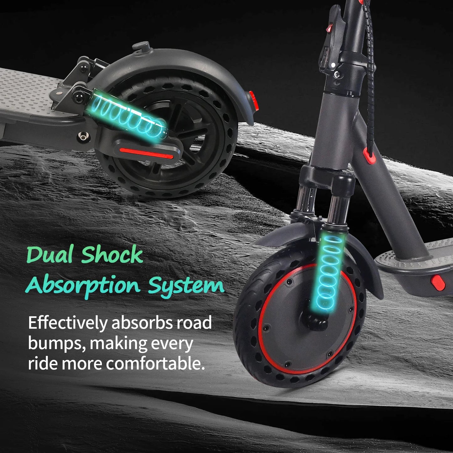 AOVOPRO AP07 Electric Scooter 600W Instantaneous Maximum Power 31KM/H 36V10.5Ah 35KM with Turn Signal Shock Absorption EScooter.