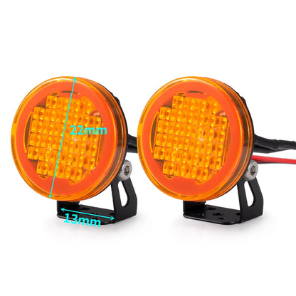 AXSPEED 1Set LED Lights Headlights Spotlight for TRX-4 TRX-6 Axial SCX10 90046 Wraith 1/10 RC Car Decoration Parts Accessories