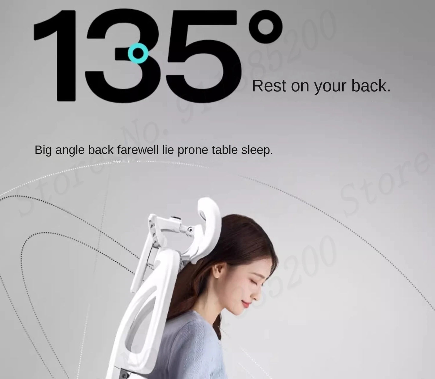 Ergonomischer Computerstuhl, Heimbüro, Lordosenstütze, Gaming-Stuhl, Liegestuhl aus Latex, atmungsaktives Mesh, 4D-verstellbare Armlehne