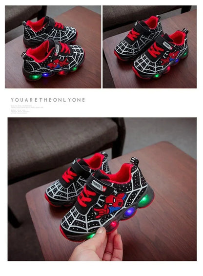 Autumn children's shoes, children's luminous shoes, men's and women's running shoes, baby flashing shoes, LED lights, sneakers.