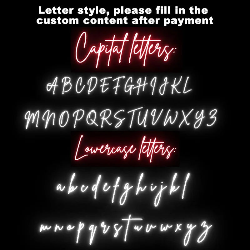 Custom Led Name Sign Gift for Kid Custom Name Signs Teenage Gift Led Neon Sign for Wall Decor Bedroom Decor Personalized Gifts.