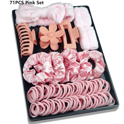 New Hair Accessories Set For Women,Headband For Washing Face,Hair Clip,Hair Bands,Hair Scrunchies,Hair Accessory Combination.