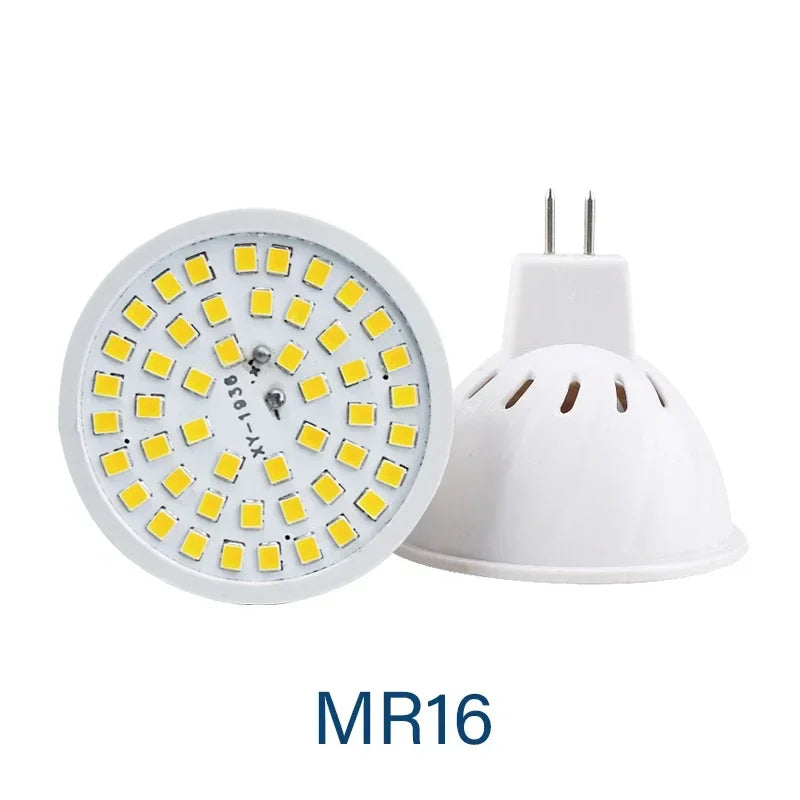1-10Pcs Led-lampe GU10 MR16 E27 E14 GU5.3 Scheinwerfer Lampada 110V 220V Bombillas Spot Licht ersetzen Halogen Lampe Hause Derection.
