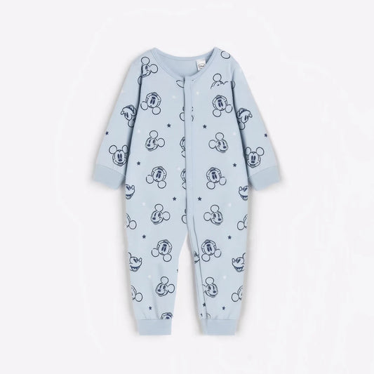 Mickey Mouse Baby Boy Stram pler Baumwolle lange Ärmel Baby Baby Boy Mädchen Overall Baby Mädchen einteilig & Body
