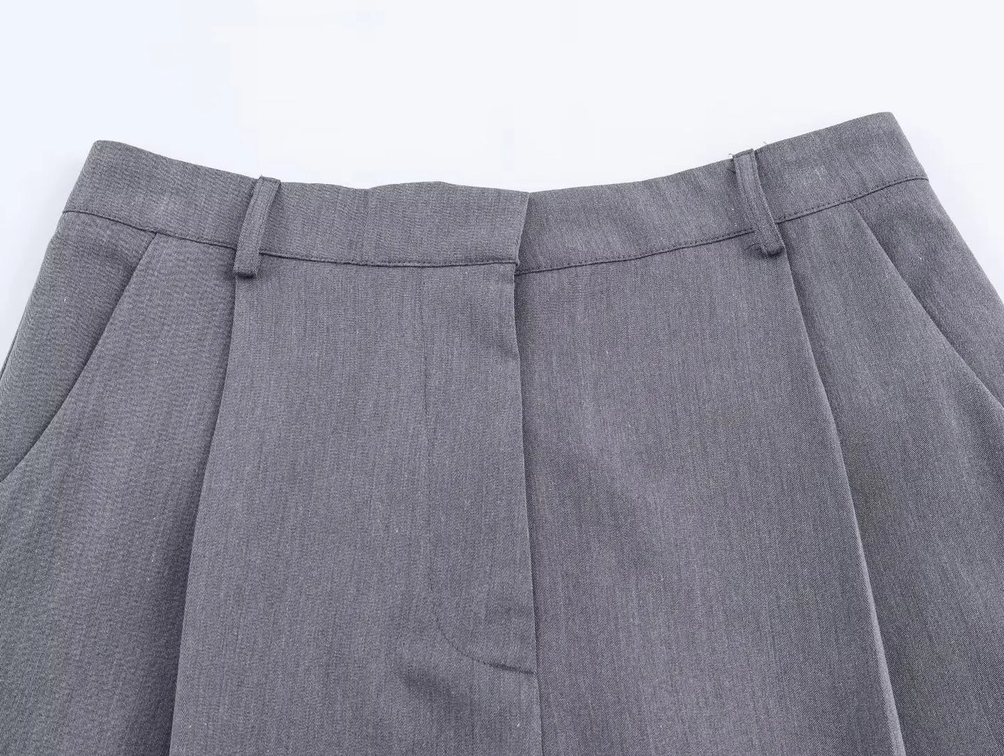 HH Frau Mode Vielseitige Lange Ärmel Zweireiher Tasche Dekoration Blazer + High Street Casual Pendeln Hose 2-teiliges Set