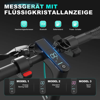 RCB EV10K PRO ABE Electric Scooter, App Control, 10'' Foldable 400W Electric Scooter Adults, E-Scooter with Dual shock absorbers.