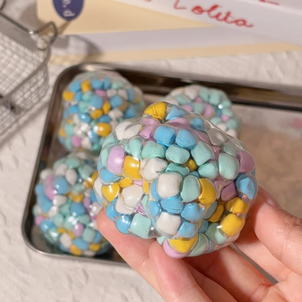 Squishy Dopamine Stress Ball Sensory Toys for Adults Kids, Anxiety Relief Fidget Toys, Squeeze Balls for ADHD Autism Focus.