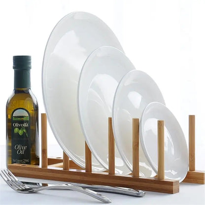 8 inch, plain white bone china vintage round deep plates, white ceramic tray, japanese style, dinner serving plate.