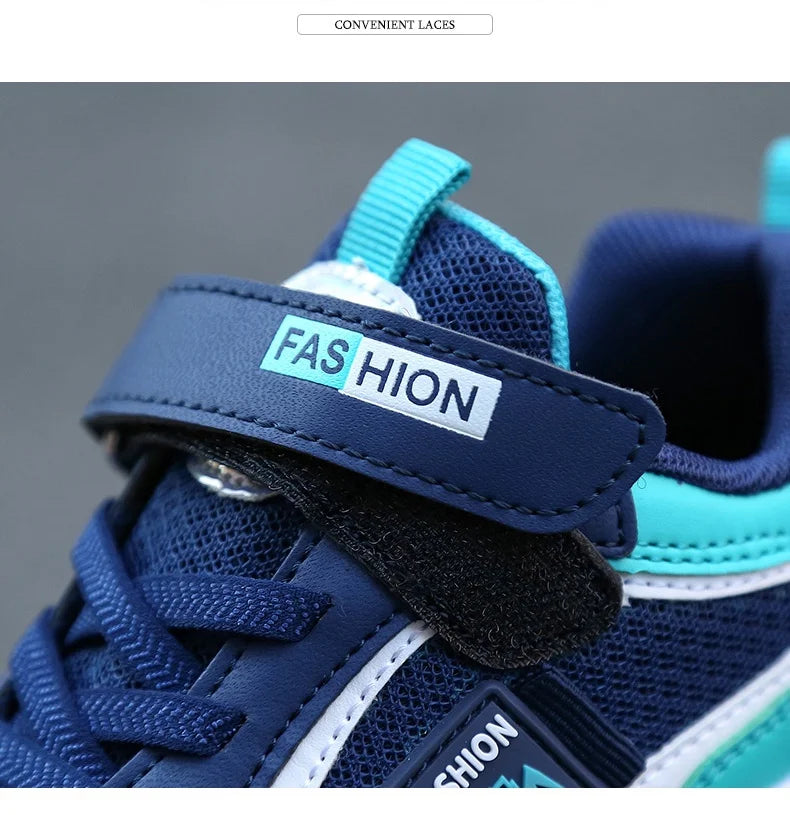Children Sport Shoes Boys Fashion Mesh Breathable Casual Sneakers Lightweight Running Shoes Comfort.