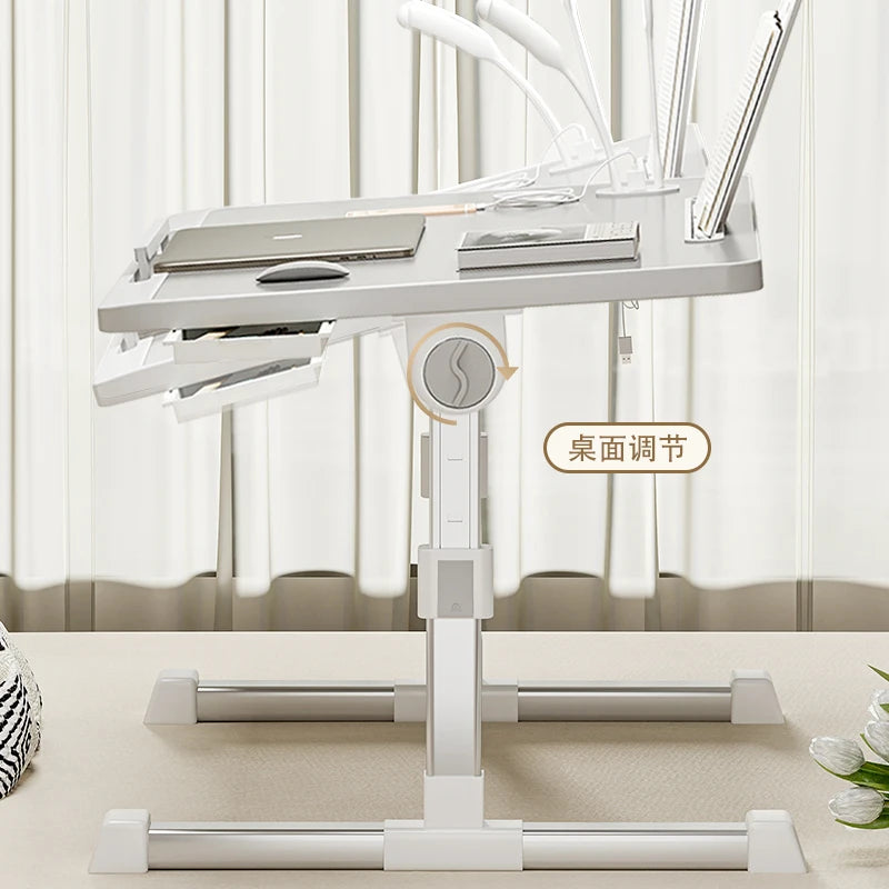 Ai Mu Xianshen Computertisch, Bettplatte, zusammenklappbar, einfach, für Zuhause, Schlafzimmer, Sitzboden, Erkerfenster, Laptop, Büro, kleines Schreibtischbrett