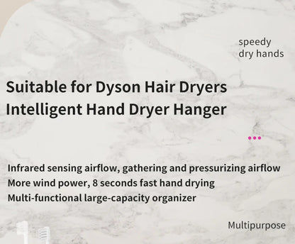 1600W Negative Ionic Hair Dryer For Dyson Hair Dryer Shelf 2 IN 1 Become Hand Dryer Whitout Drilling Hanger Household