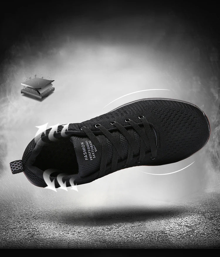 Men Running Shoes Breathable Light Comfortable Men's Casual Shoes Tenis Outdoor Slip On Walking Sneakers.