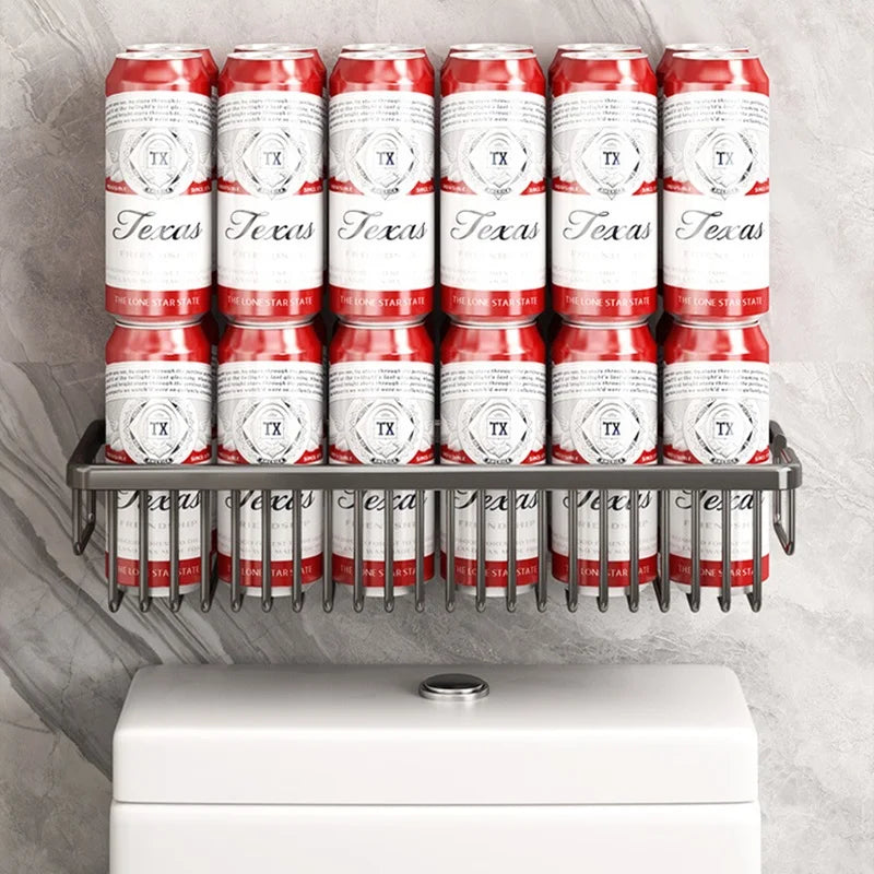 Bad Zubehör Regal Organizer Dusche Küche Lagerung Rack Wand Raum Aluminium Wc Shampoo Halter Regale 25CM