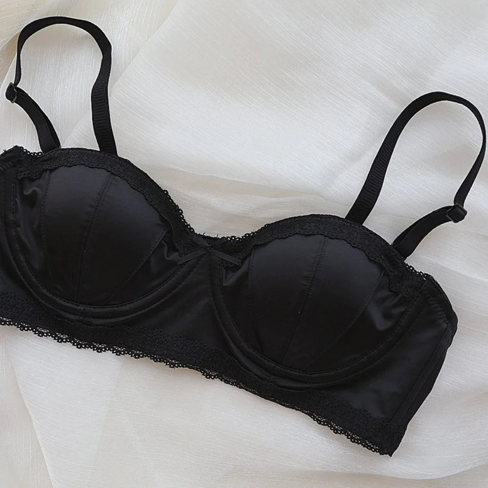 New Soft Soft Underwire Underwear Anti-sagging Simple Steel Rimmed Bra Glamour Anti-droop Bras Women.