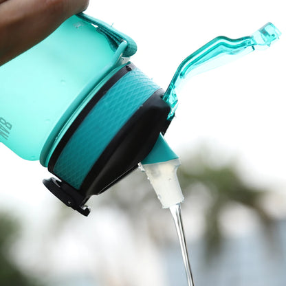 1 Liter Water Bottle Motivational Sport Water Bottle Leakproof Bottles Drinking Outdoor Travel Gym Fitness Jugs for Kitchen Cups.