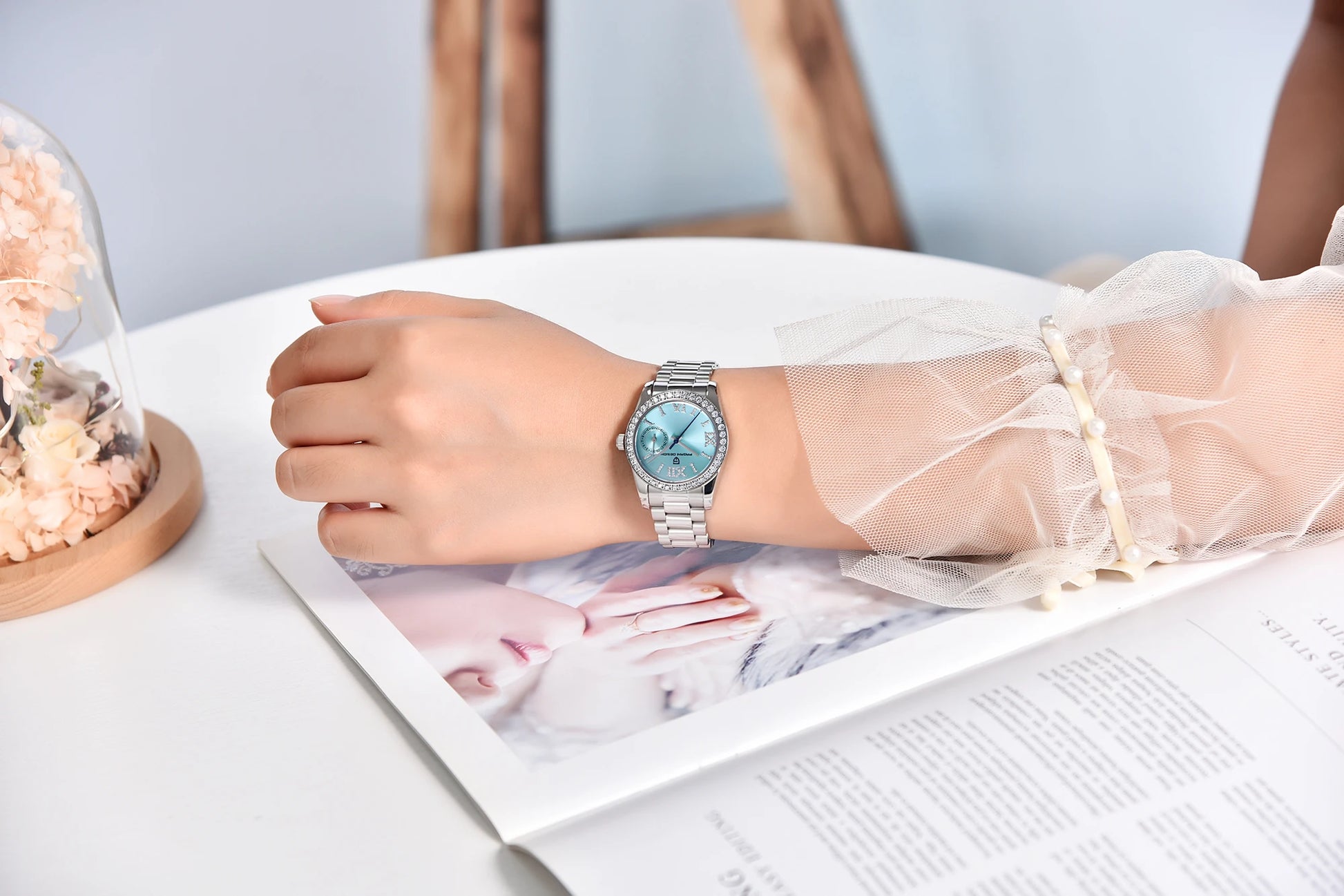 PAGANI DESIGN 2024 New 32MM Women's Wristwatch Elegant Luxury Quartz Watch For Women Fashion Waterproof Watches Sapphire Clock.