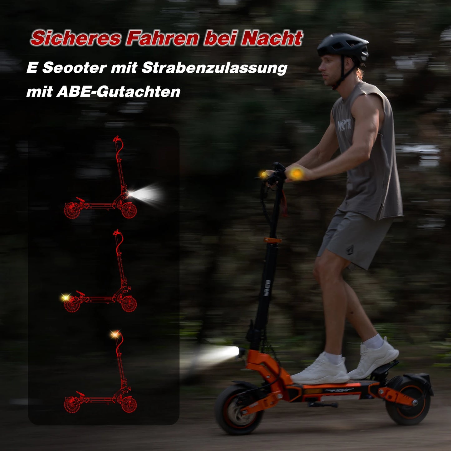 RCB electric scooter D7/D7 PRO ABE (premium version), NFC/ Turn Signal/APP, 500W Motor Peak 1600, 3 Speeds E Scooter for Adults.