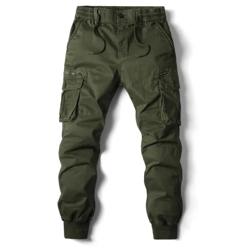 Cargo Pants Men Jogging Casual Pants Cotton Full Length Tactical Military Pants Trousers.
