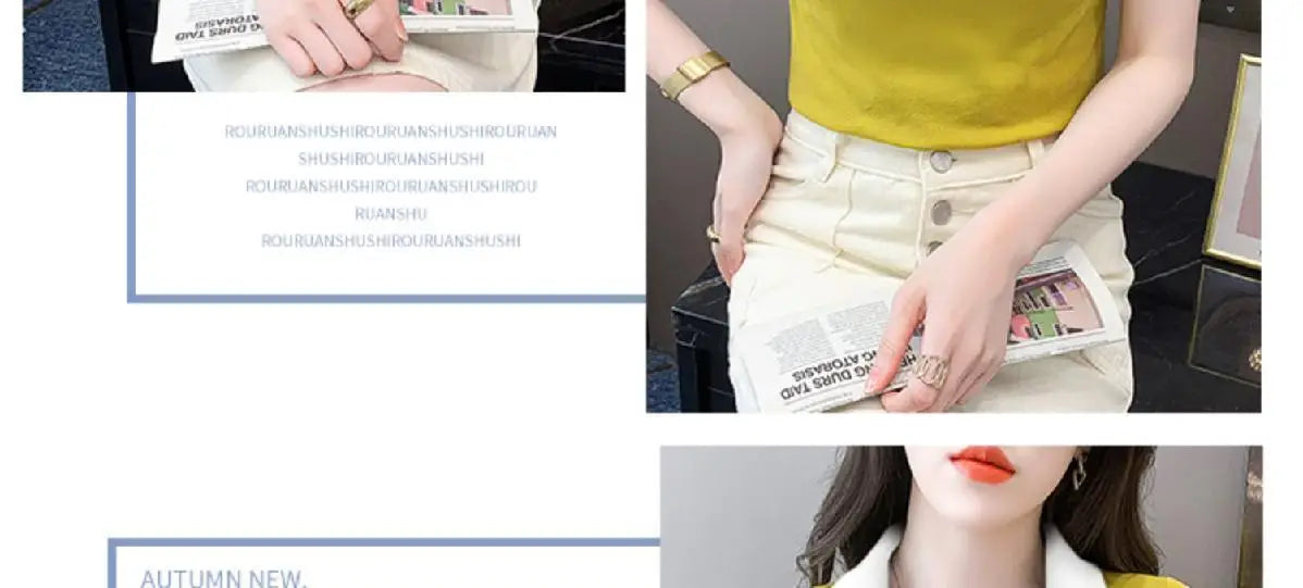 Women's Polo Shirts Slim Female Tee Plain Graphic T-shirts Embroidery Polyester Y2k Fashion Aesthetic Basic Synthetic Luxury New.