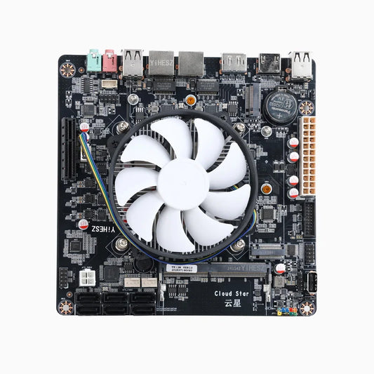 N150 NAS DDR4 Motherboard 6* SATA3.0 2X Intel I226 2.5G Mini ITX 17x17CM 2* M.2 1XPCIE For Soft Router DIY NAS Storage Server.