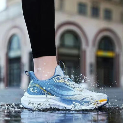 Men's Sneakers Breathable Running Shoes Lightweight Platform Shoes Comfortable Soft Casual Shoes Outdoor Non Slip Tennis Shoe.