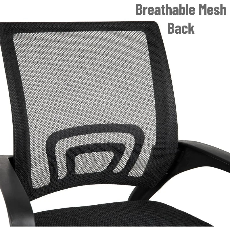 Home-Office-Stuhl verstellbarer Gaming-Stuhl Ergonomischer Drehstuhl mit mittlerer Rückenlehne Sessel Büro Schreibtischs tuhl Wohn möbel