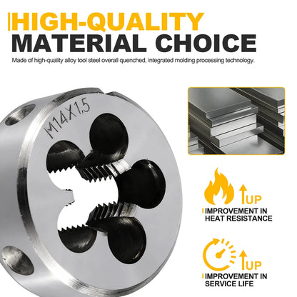 Schraubgewindestift M11 M12 M13 M14 M15 M16 M18 M20 Rechtshänder für Metallbearbeitung Metrisches Stanzhandwerkzeug