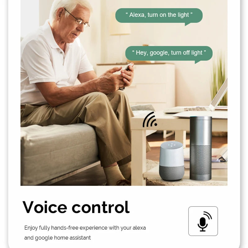 Tuya DIY Breaker Wifi Smart Light Switch Modul 10A 100-240V Zwei-Wege App Fernbedienung Arbeit mit Alexa Google Home 1/2/3/4Gang.