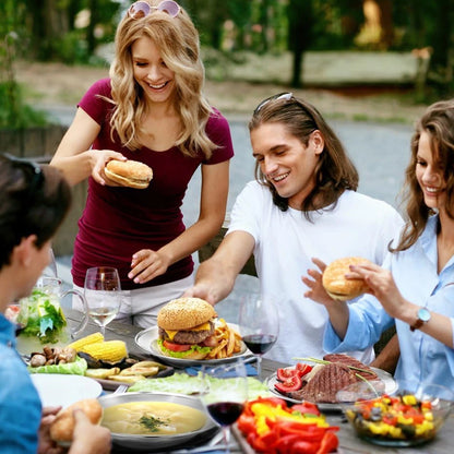 1Pc Stainless Steel Plates 7.9 Inch Metal Camping Plates Large Serving Platters Silver Serving Platter Dinner Salad Plates Round.