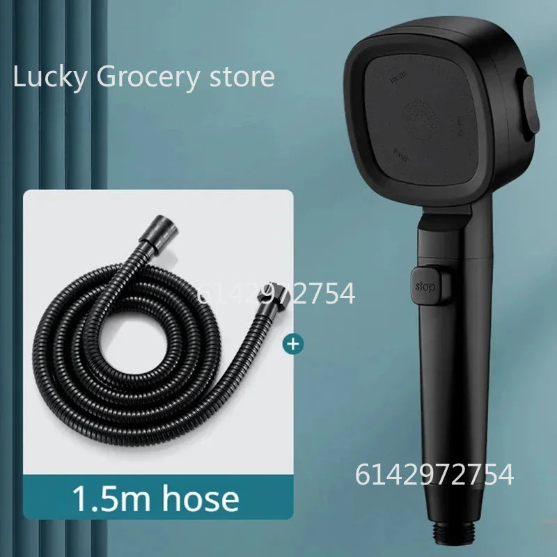 New High Pressure Shower Head 3 Modes Adjustable Filter Shower Head Set Smart Bathroom Shower Head Accessories Sprayer 2025