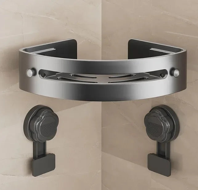 Waschraum-Saugnapf ohne Stanzen, dreieckiges Lagerregal, Badezimmer, Toilette, Ecke, Handtuch, Duschgel, Lagerregal