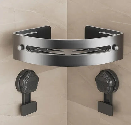 Waschraum-Saugnapf ohne Stanzen, dreieckiges Lagerregal, Badezimmer, Toilette, Ecke, Handtuch, Duschgel, Lagerregal