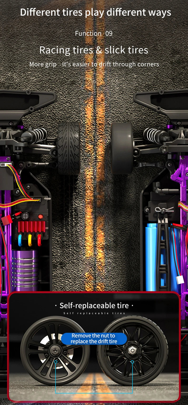 ZLL SG116 MAX/PRO 1:16 High Speed Drift Racing 80KM/H Or 40KM/H Brushless Motor 4WD RC Car Off Road Car Toys for For Kid Gift