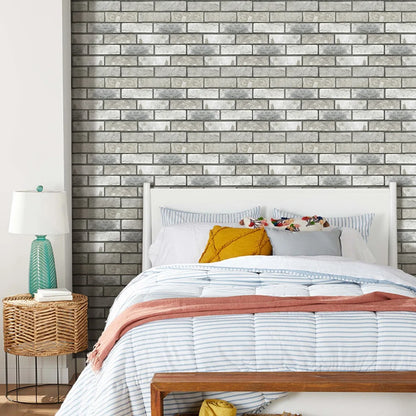 10/20 Pcs, 3D Faux Stone Peel and Stick Wall Panels, PVC Waterproof Wall Stickers ,Kitchen, Bathroom Wall Decoration, Backsplash