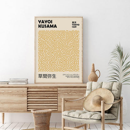 Matisse Poster Yayoi Kusama Posters and Prints Canvas Patings  Flower Market Wall Art Pictures for Living Room Boho Decor.