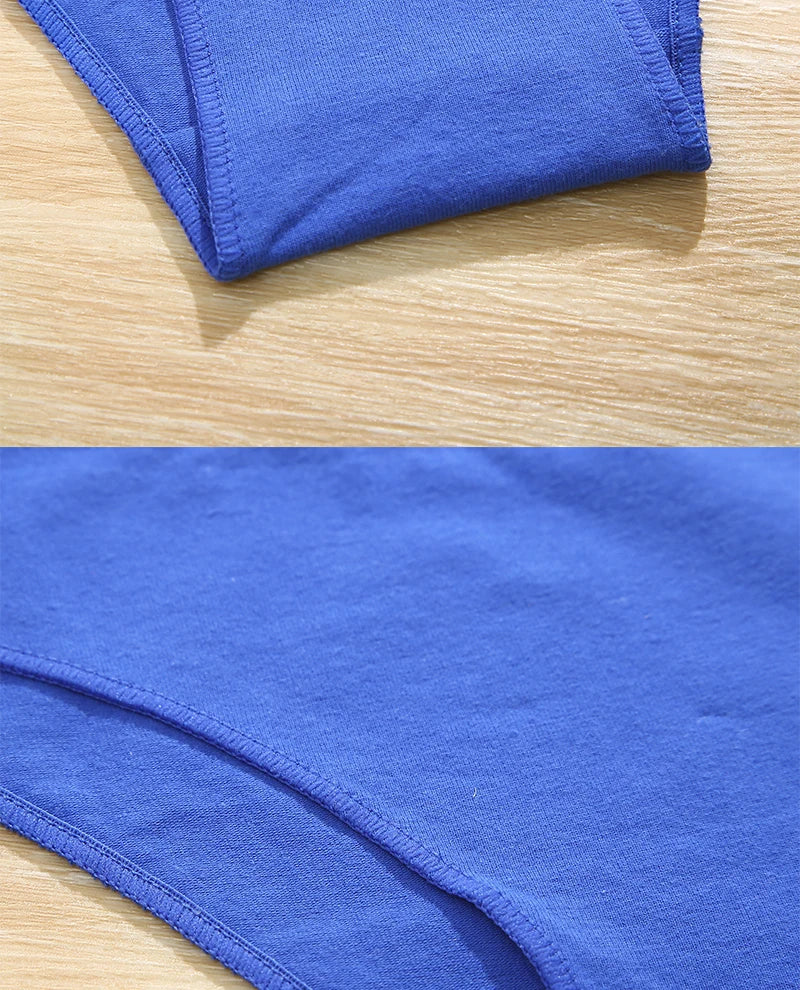 FINETOO 5PCS/Set M-XXL Panties Women Cotton Lingerie Woman Underwear Sexy Femme Underwear Girls Underpant Panty 7 Solid Colors