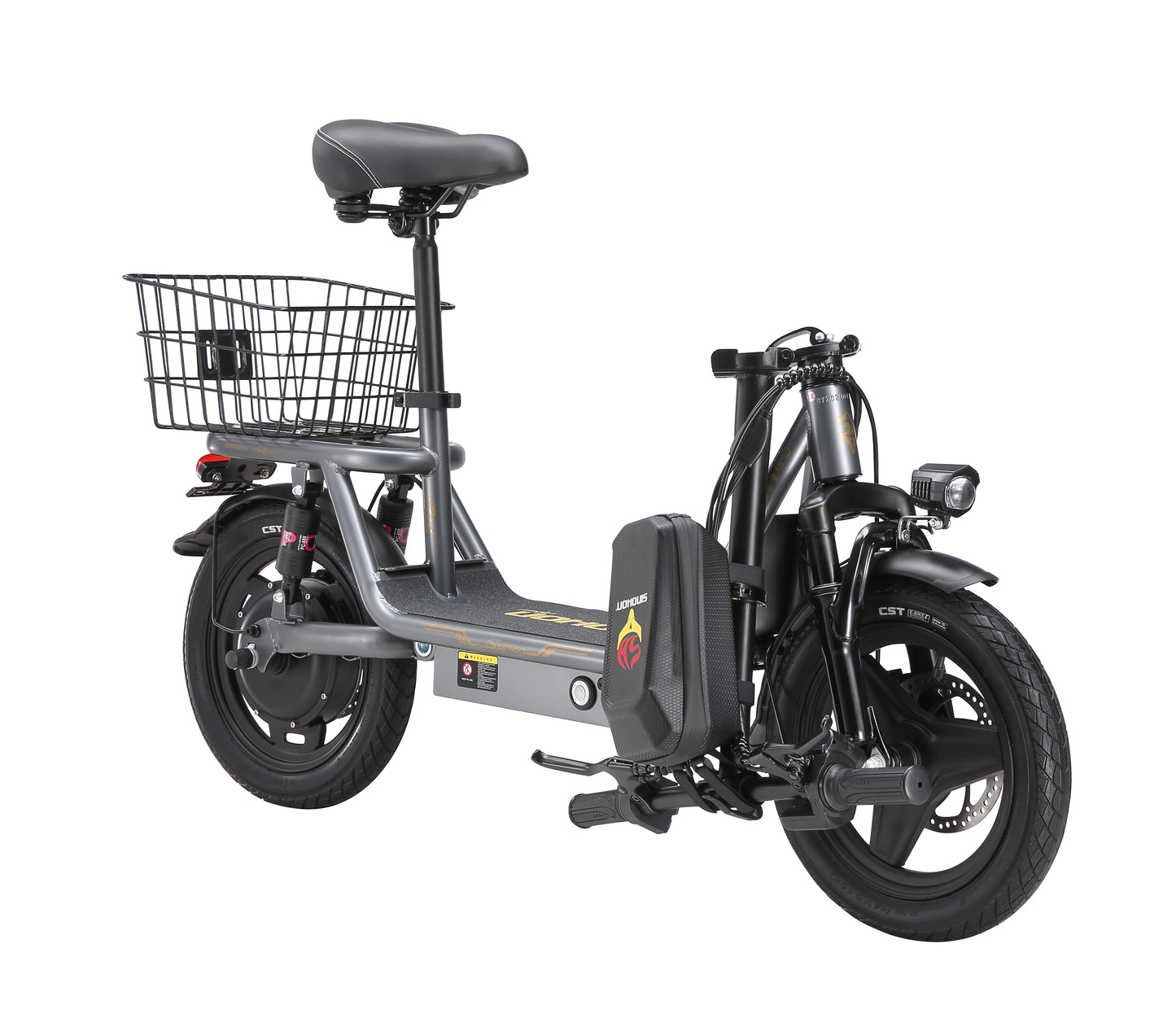K14 Electric Scooter 500W Peak Motor, 14'' Tires,36V 15.6Ah Battery,32km/h Max Speed,50-60km Range,350W Rated Motor, Disc Brakes