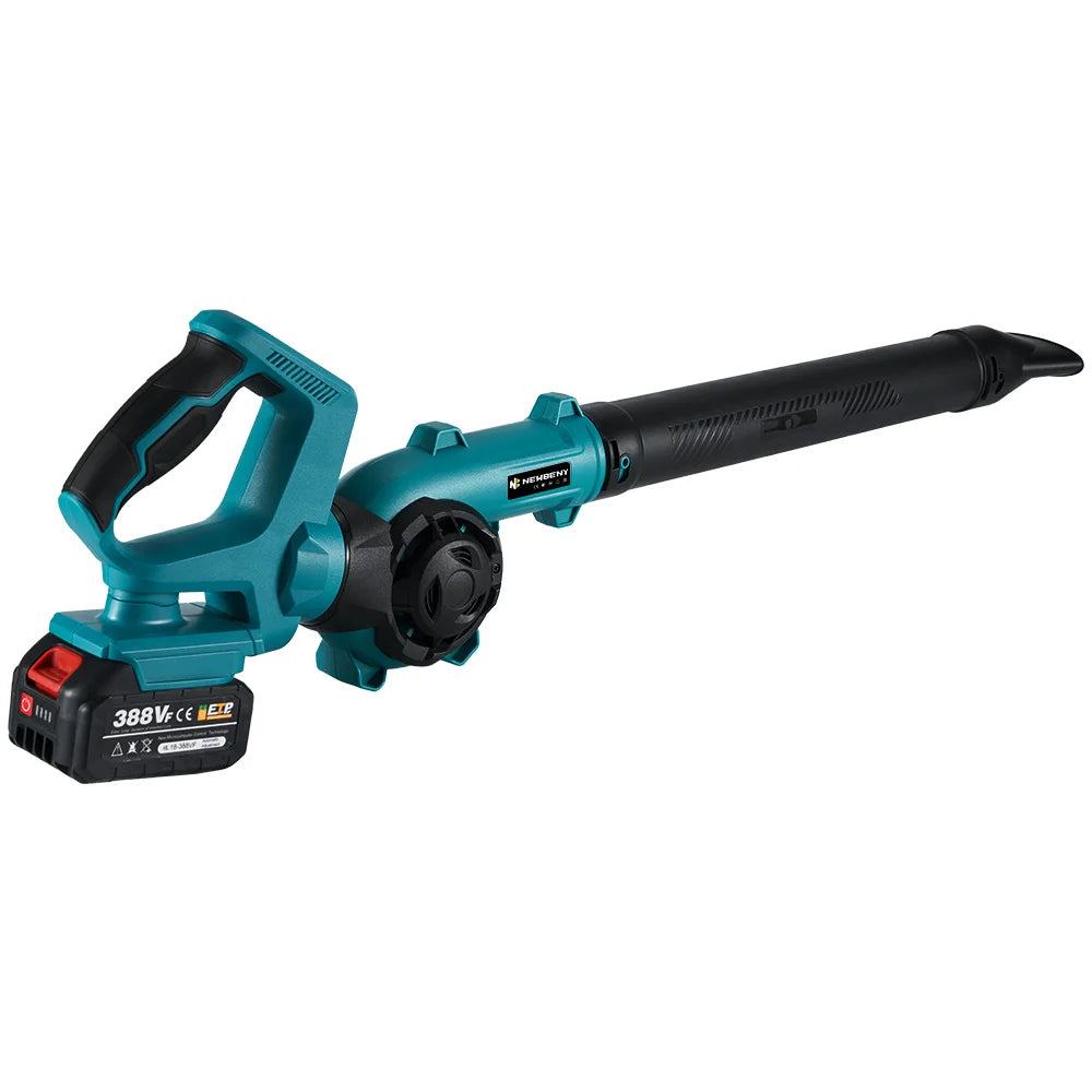 NEWBENY 3 Gänge bürstenloses elektrisches Luftgebläse, kabellos, verstellbare Rotation, Blatt-Schnee-Staubreiniger-Werkzeug für 21 V 18 V Batterie