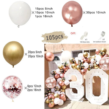 Macaron Rosa Ballon Girlande Bogen Kit Hochzeit Geburtstag Party Dekor Kinder Roségold Latex Ballons Babyparty Dekorationen Kette