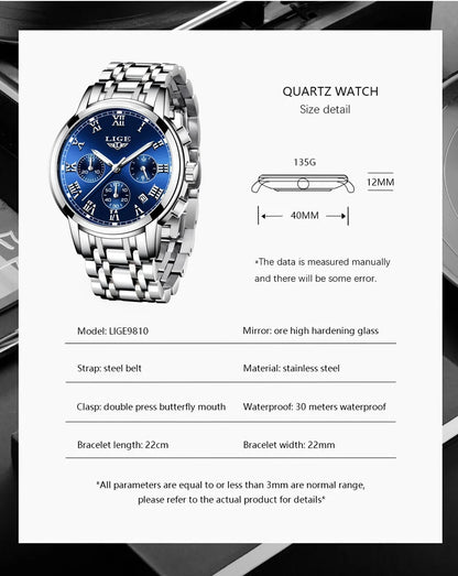 LIGE 2024 New Fashion Women Watches Ladies Top Brand Luxury Creative Steel Women Bracelet Watches Female Quartz Waterproof Watch.