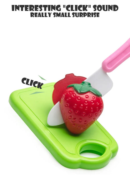 6/10/13/24Pcs Kitchen Fun Cutting Fruits and Vegetables Food Play House Set Puzzle Education Toys For Kids Boys Girls Xmas Gifts.