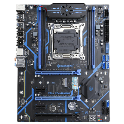 HUANANZHI X99 CD4 Motherboard Support LGA 2011-3 Intel Xeon E5 V3 V4 DDR4 RECC NON-ECC Memory with TPM 2.0 for Desktop Computer.