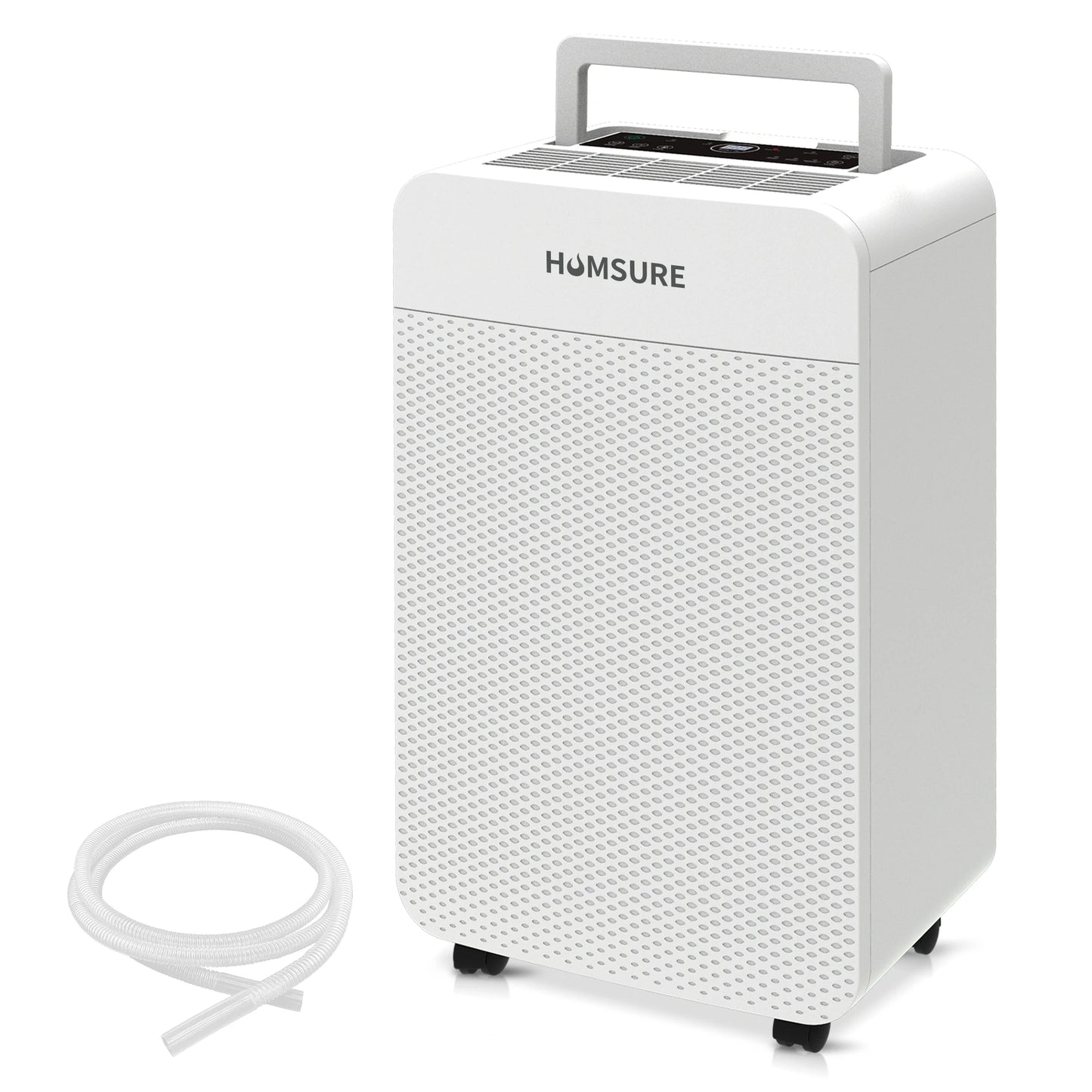 HUMSURE Electric Dehumidifier 25L/24H, Dehumidifier Basement Rooms with 5.5 Litre Water Tank, Timer, Automatic Defrosting.