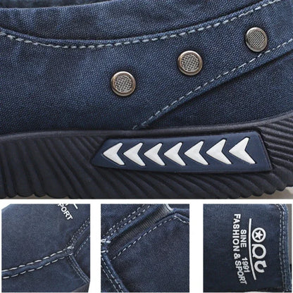 Denim Men's Canvas Shoes Slip on Sneakers Male for Summer 2025 New Outdoor Driving Moccasin Trendy Vintage Loafers Shoes for Men.