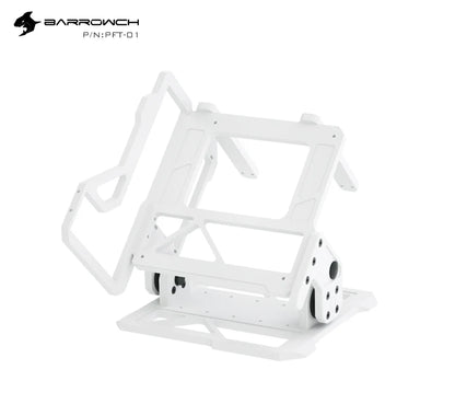 Barrowch ITX Open Frame Aluminum Alloy Water-cooling Computer Case DIY Adjustable Angle PFT-01