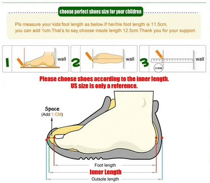 Size 21-32 Children Casual Breathable Running Sneakers Girls Boys Kids Wear-resistant Light Shoes Baby Non-slip Toddler Shoes.