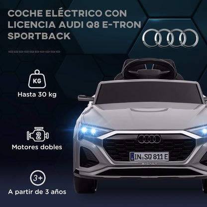 Aiyaplay Electric Car for Children +3 Years Audi Q8 Etron Sportback.