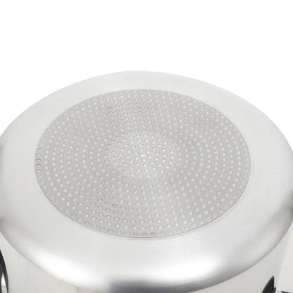 22L Aluminium Alloy Pressure Canner 90Kpa Thickened Explosion-proof Pressure Cooker Pot with Pressure Gauge and Safety Valve.