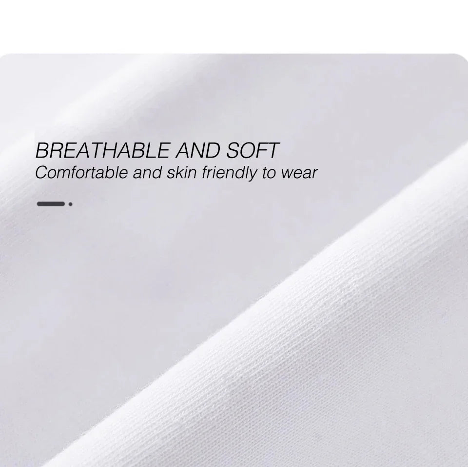 100% pure cotton summer high-end brand men's short sleeve round neck fashionable style half sleeved top breathable T-shirt.